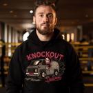 PRIDE OR DIE Knockout delivery hoodie -black